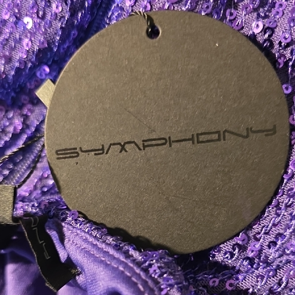 Symphony Violet Sequin Ensemble - Picture 2 of 7